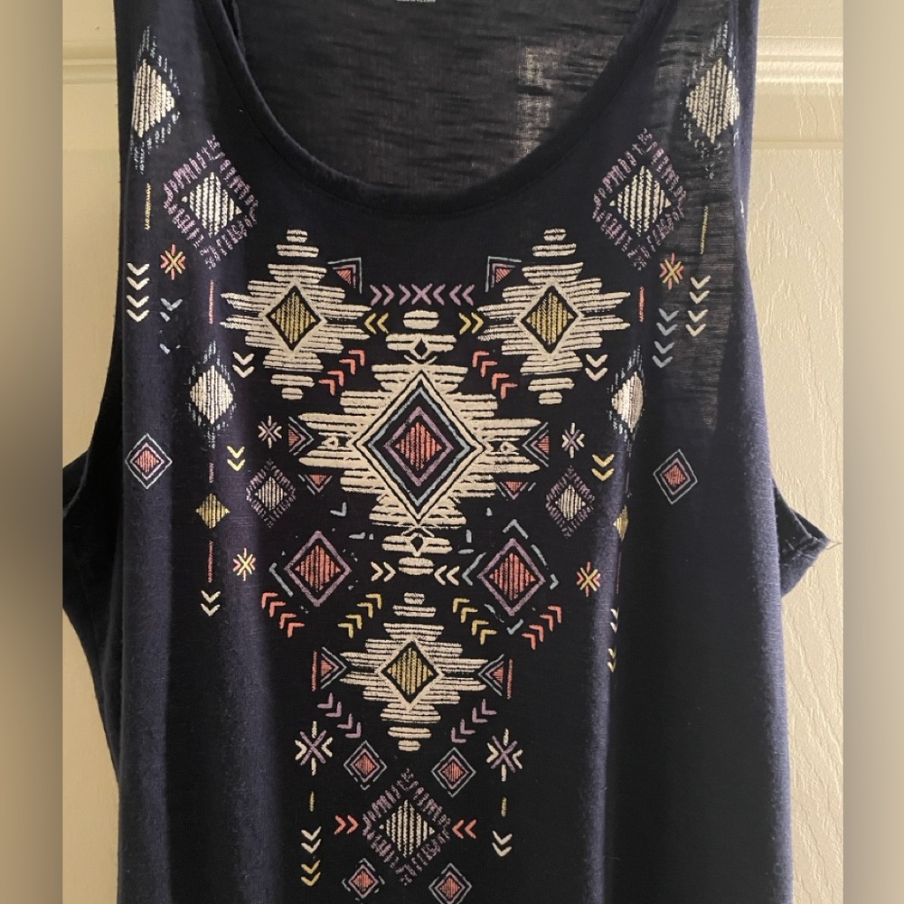 Mudd Aztec Razor Back Weekender Tank - Picture 6 of 6